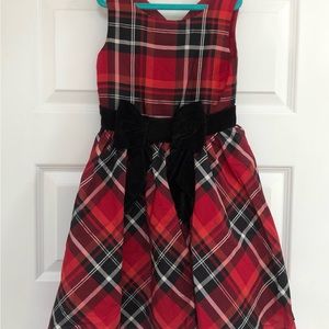 Holiday Party dress, tartan plaid dress.